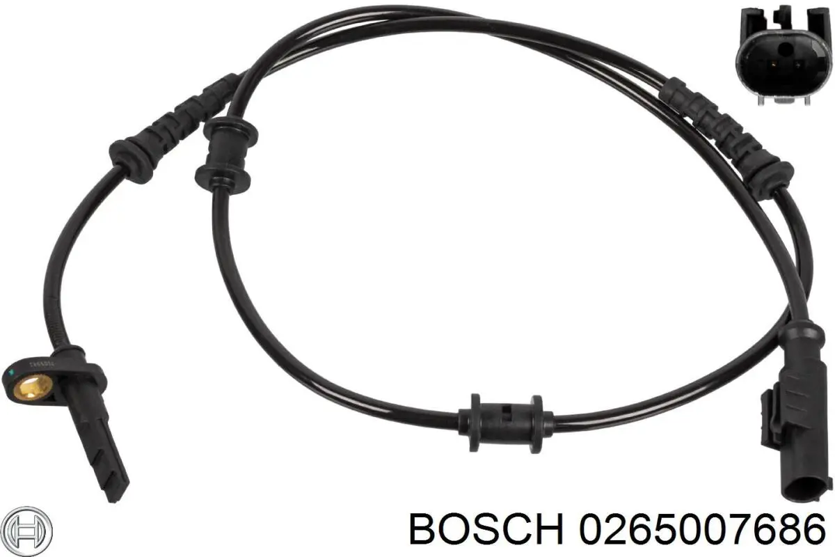 0265007686 Bosch Датчик АБС (ABS) задний