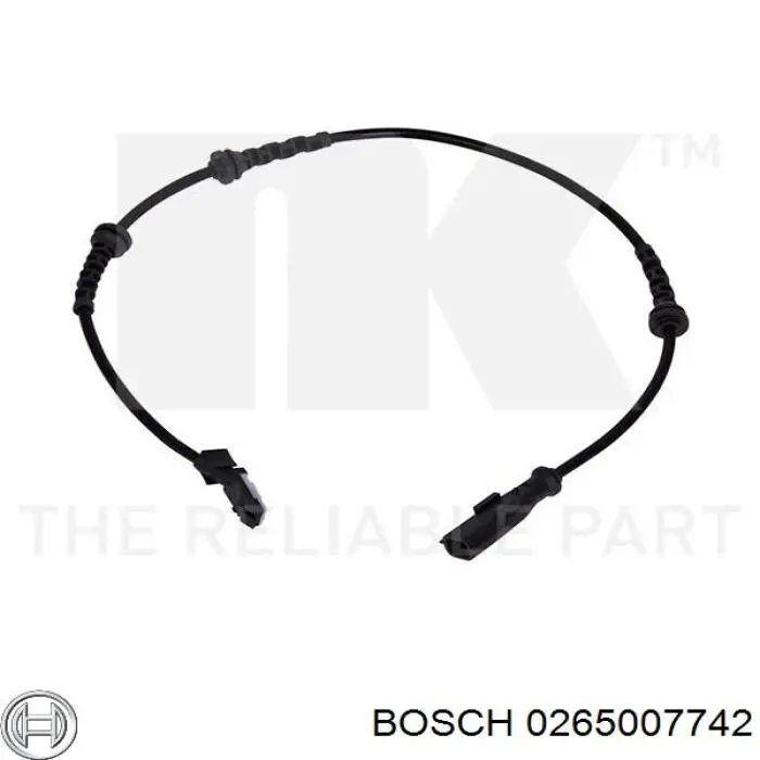 Датчик АБС (ABS) передний Bosch 0265007742