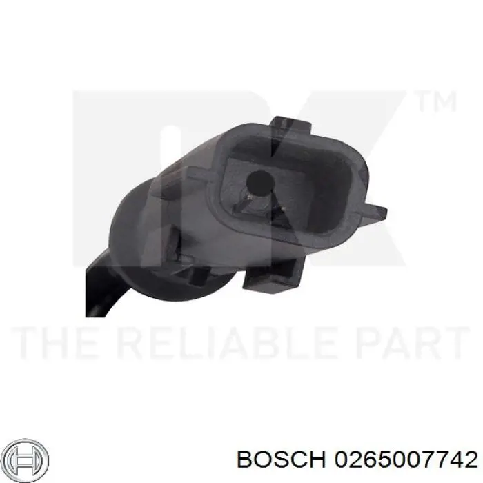 Купить 0265007742 Bosch Датчик АБС (ABS) передний