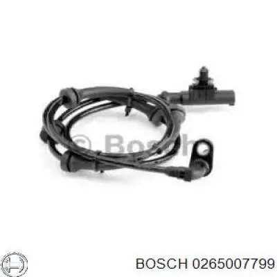 Датчик АБС (ABS) передний левый 0265007799 Bosch