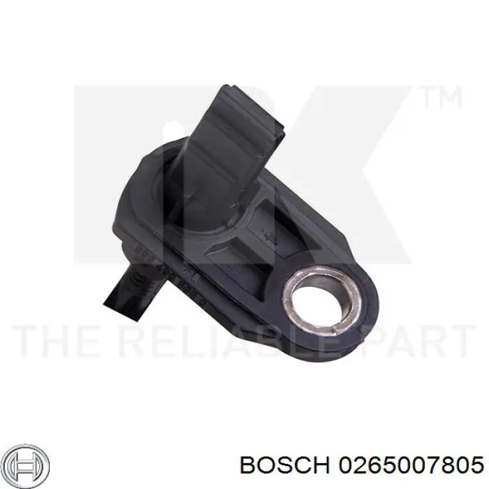 Купить 0265007805 Bosch Датчик антиблокировочной системы торможения