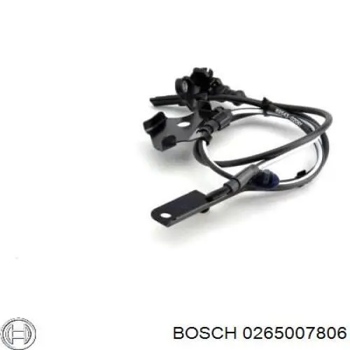 Sensor ABS delantero izquierdo 0265007806 Bosch