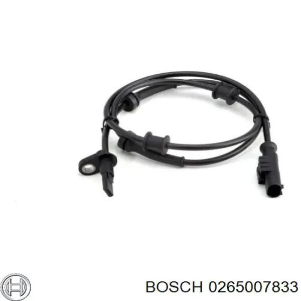 0265007833 Bosch датчик абс (abs задний)