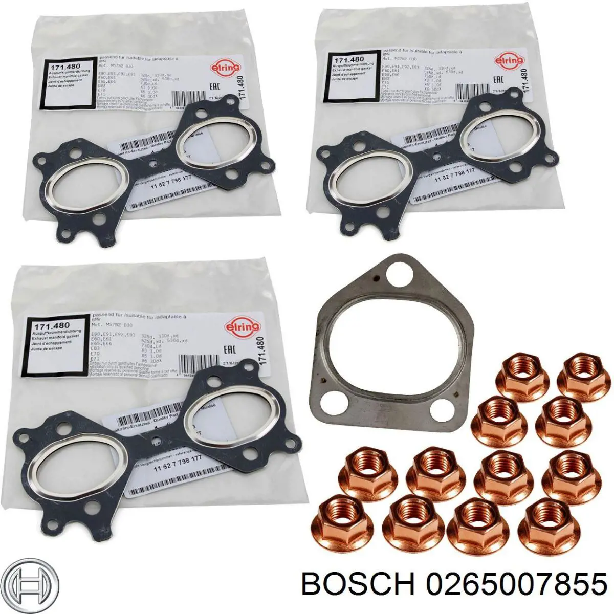 Датчик ABS задний Bosch 0265007855