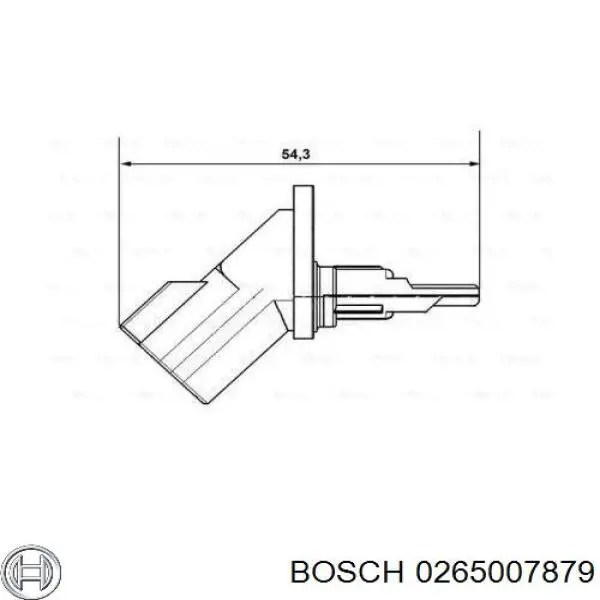 Датчик АБС (ABS) передний Bosch 0265007879
