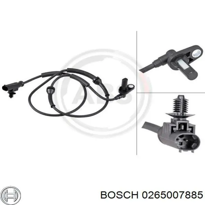 Датчик АБС передний 265007885 Bosch