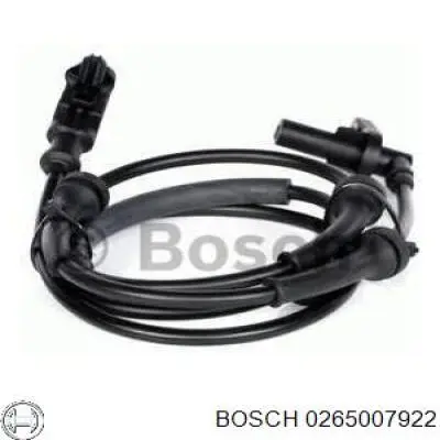 0265007922 Bosch sensor abs traseiro