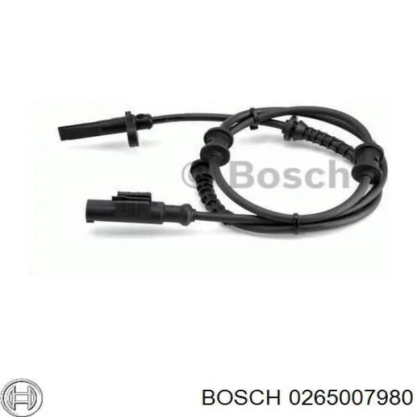 0265007980 Bosch датчик абс (abs задний)