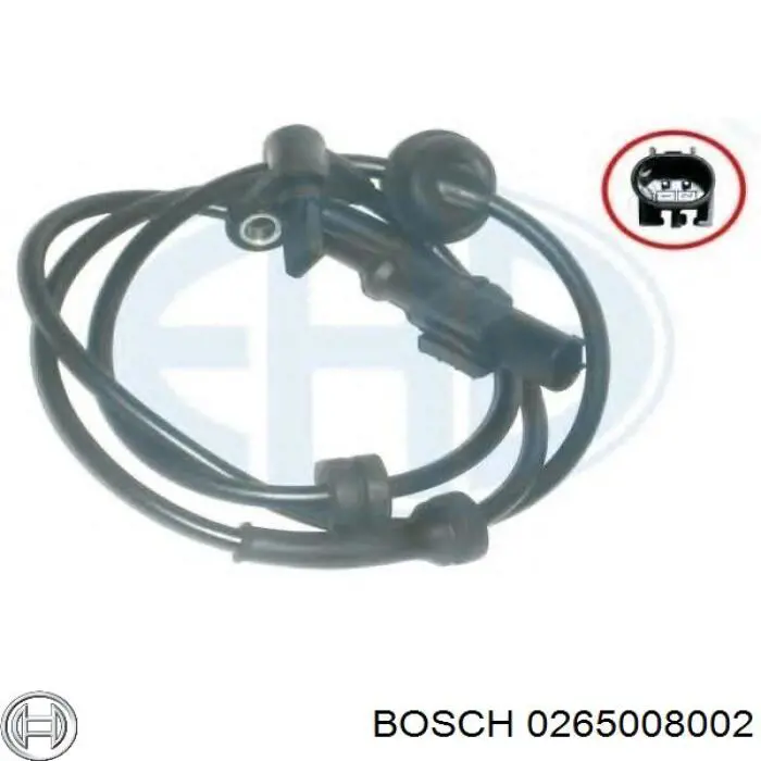 0265008002 Bosch Датчик АБС