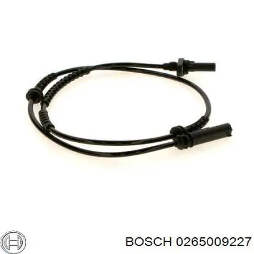 Sensor ABS delantero 0265009227 Bosch