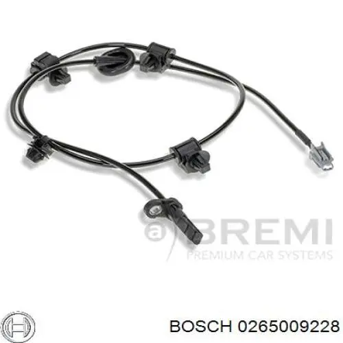 0 265 009 228 Bosch sensor abs traseiro direito