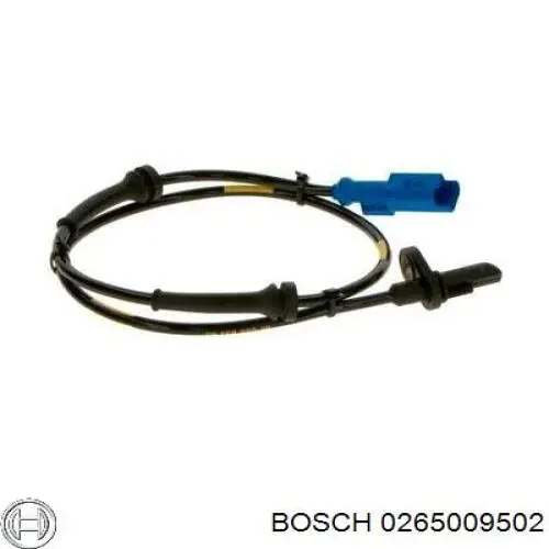 Sensor ABS trasero 0265009502 Bosch