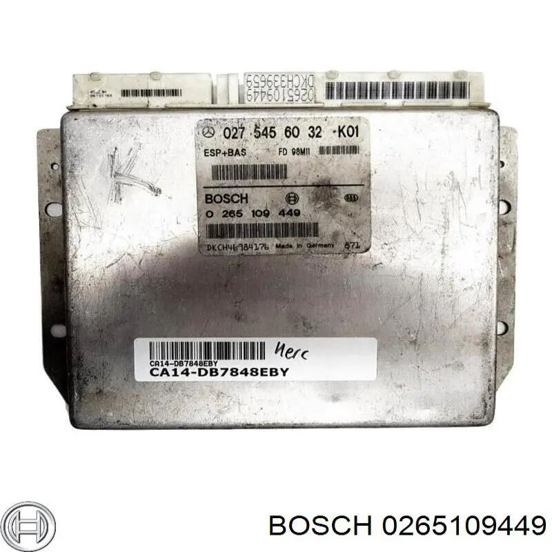 Блок управления ESP Mercedes 0265109449