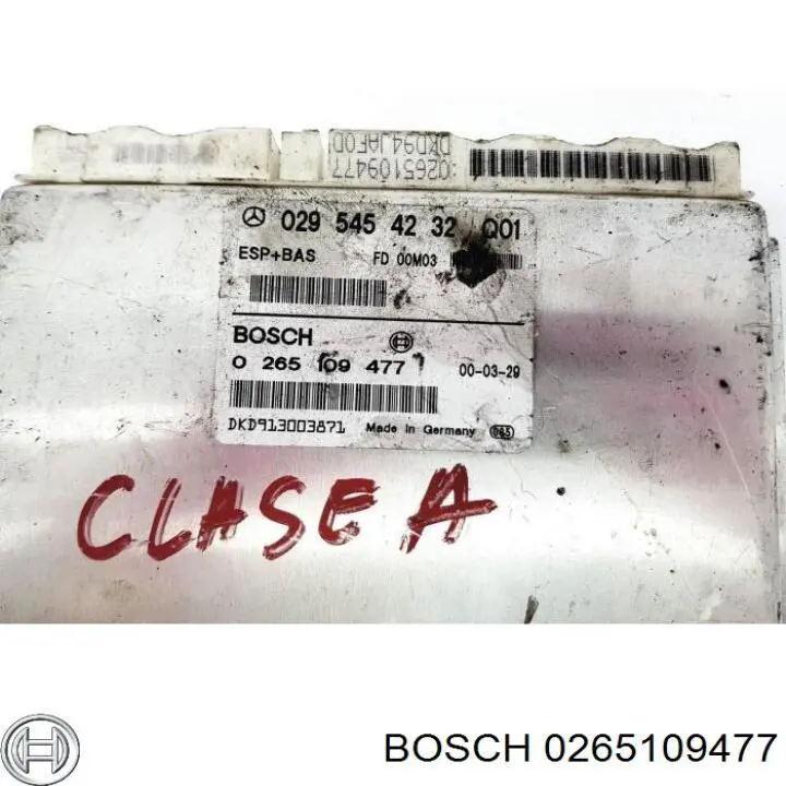 Купить 0265109477 Bosch Блок управления ESP