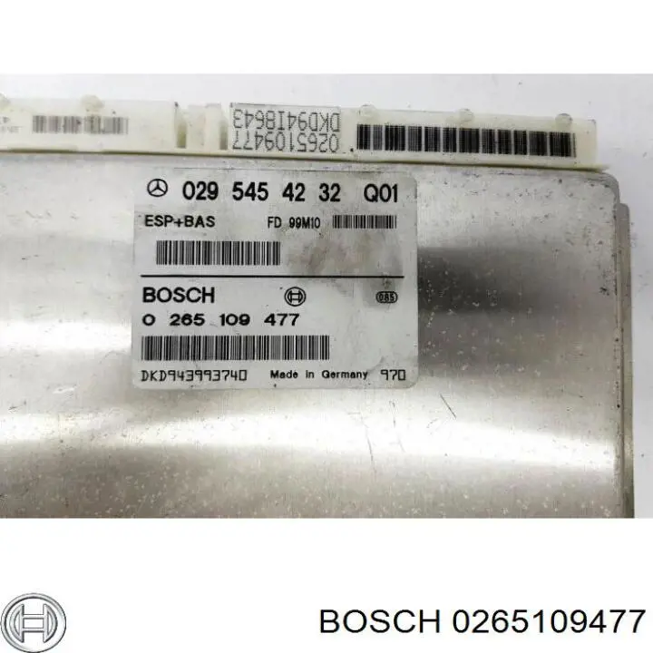 Блок управления ESP Bosch 0265109477