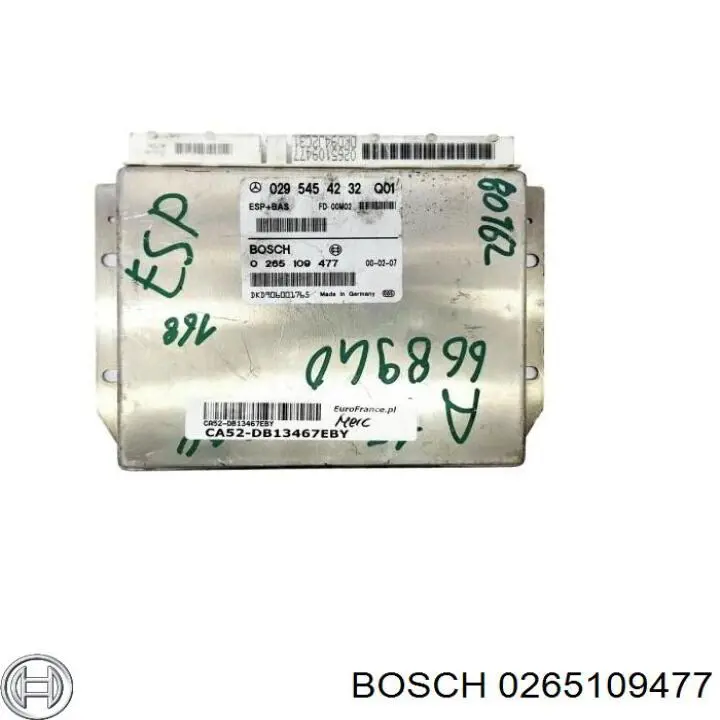 0265109477 Bosch Модуль управления ESP