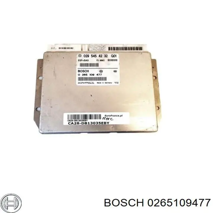 Блок управления ESP Bosch 0265109477 цена, от 8.30 USD