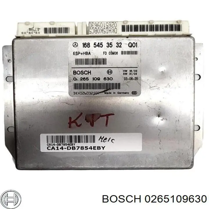 0265109630 Bosch unidade de controlo esp