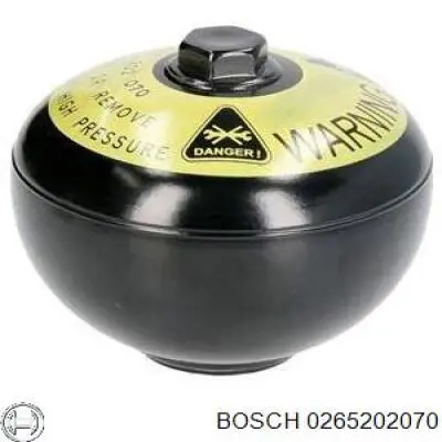 0265202070 BOSCH Acumulador hidráulico original y equivalente