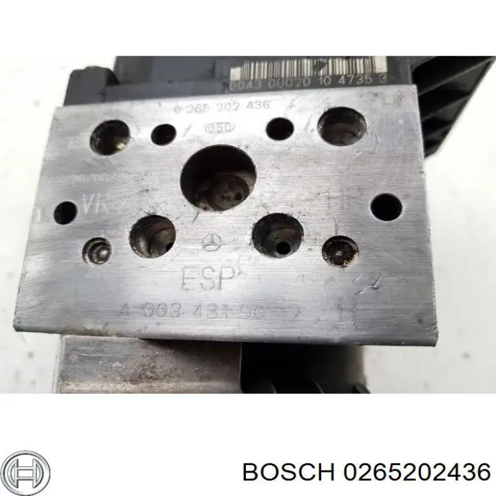 Купить 0265202436 Bosch Блок управления ABS