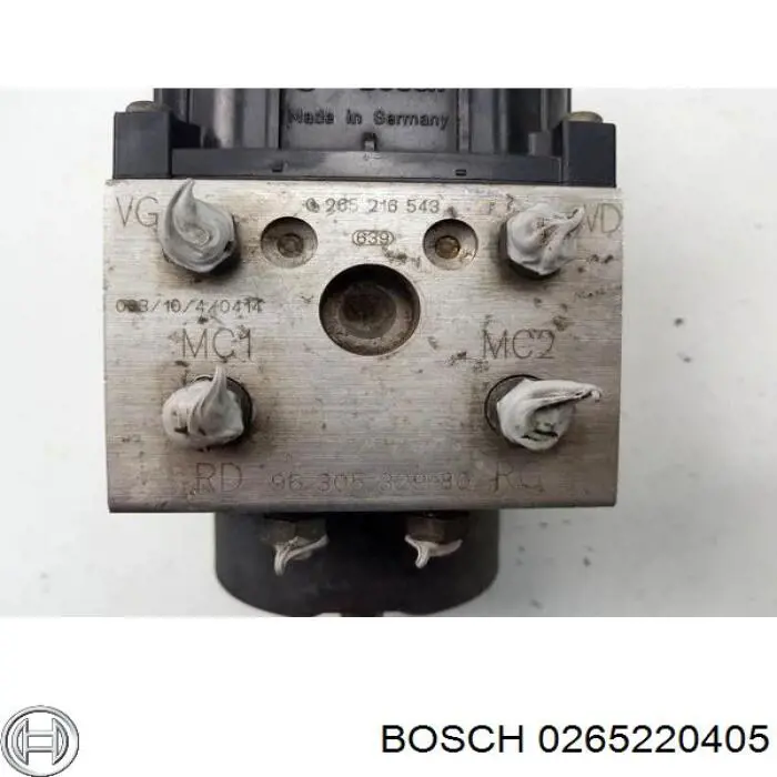 0265220405 Bosch Блок ABS гидравлический
