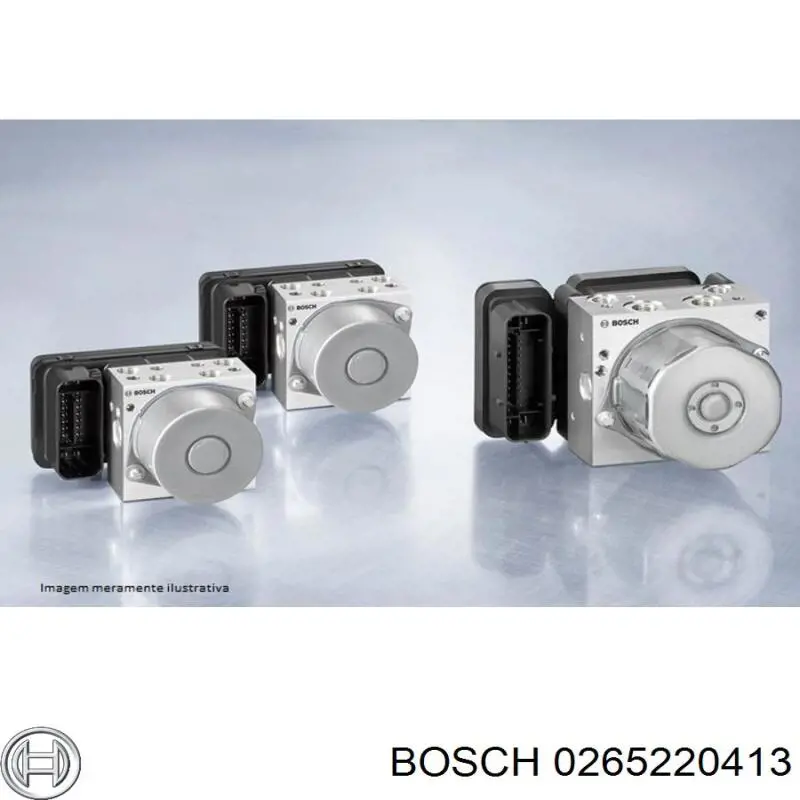 Блок управления АБС (ABS) гидравлический 0265220413 Bosch