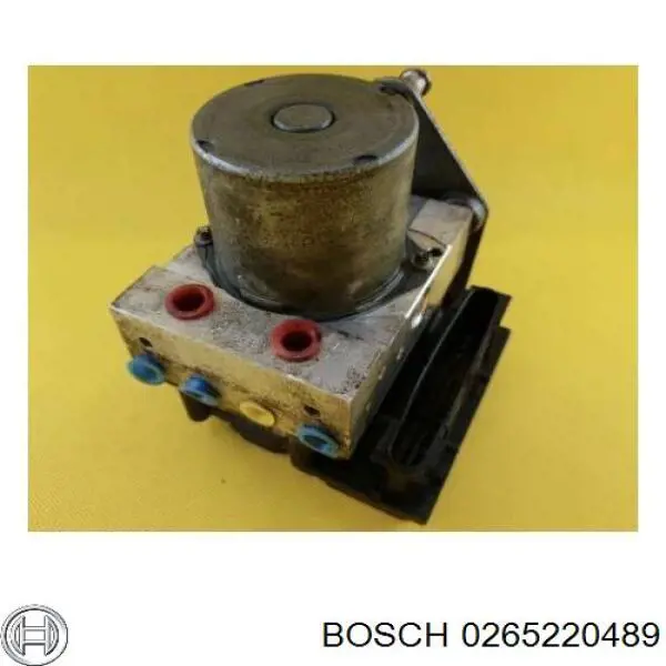 0265220489 Bosch unidade hidráulico de controlo abs