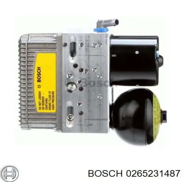 0265231487 Bosch unidade hidráulico de controlo abs