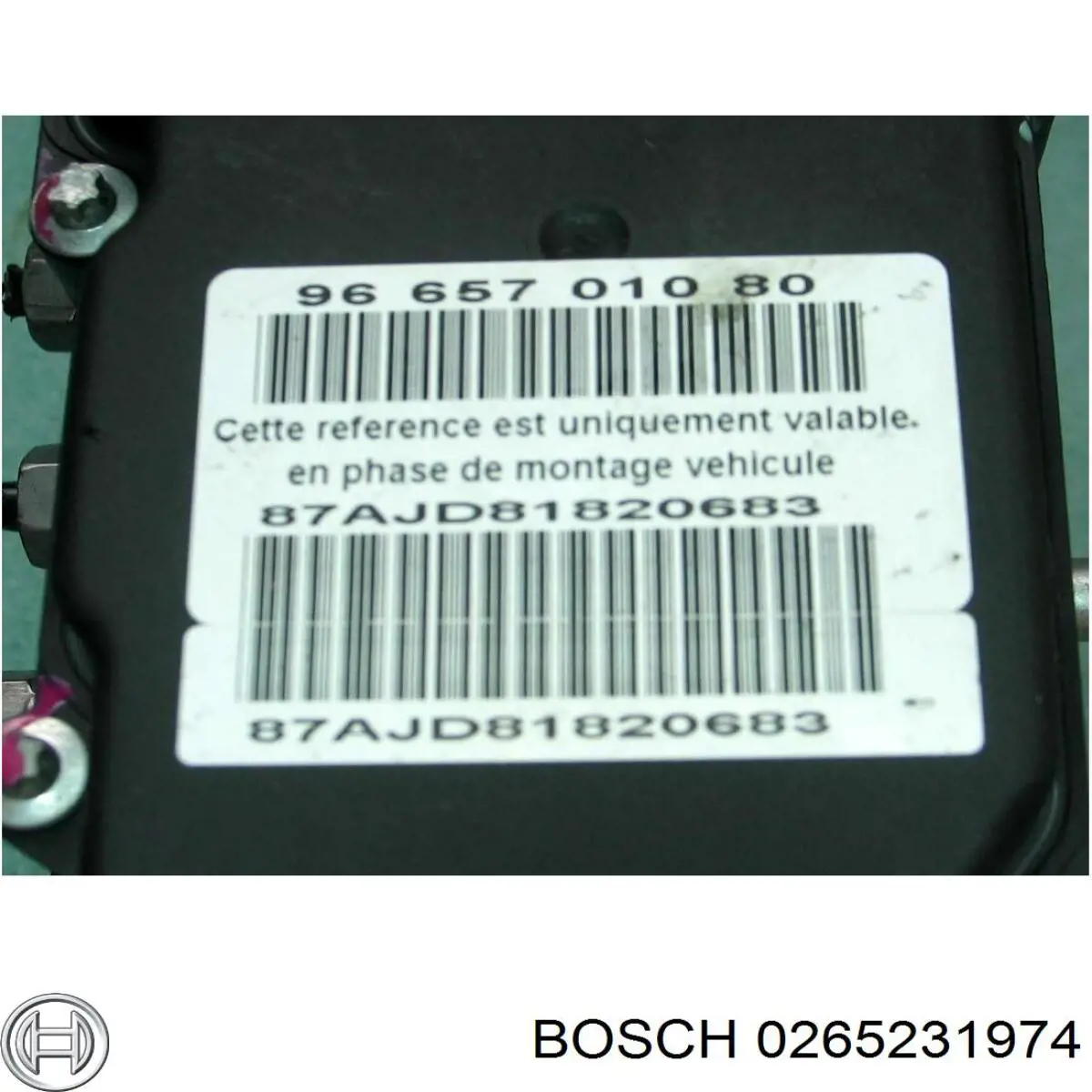 Гидроблок АБС Bosch 0265231974 цена, от 124.29 USD