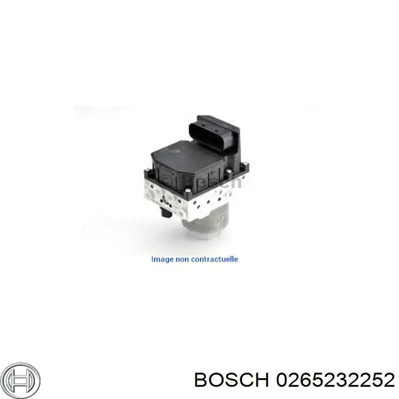 Блок управления АБС (ABS) гидравлический 0265232252 Bosch