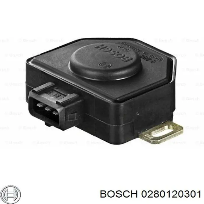 Датчик дроссельной заслонки  Bosch 0280120301 цена, от 30.80 USD