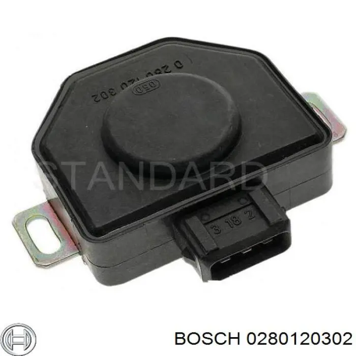 Датчик дроссельной заслонки  Bosch 0280120302 цена, от 35.25 USD