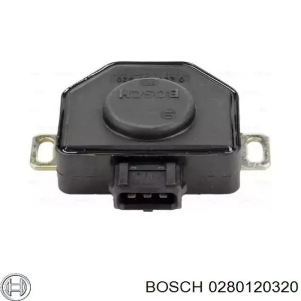 0280120320 Bosch sensor de posição da válvula de borboleta (potenciômetro)