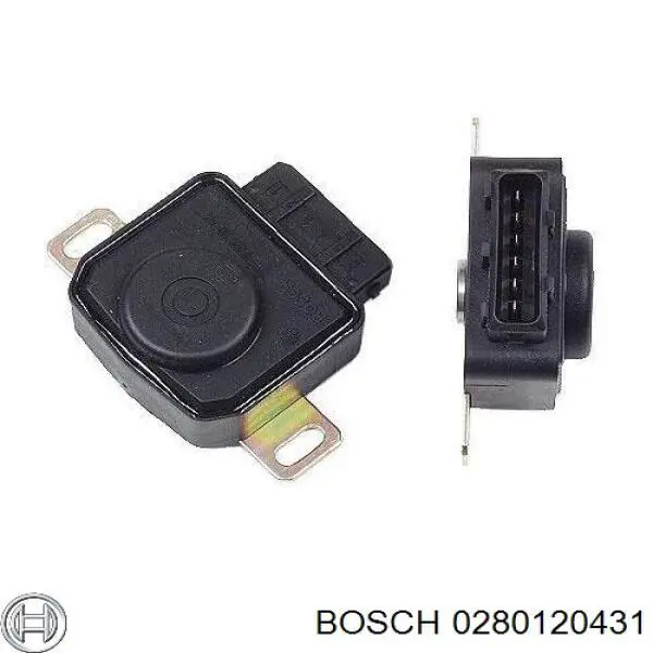 Датчик дроссельной заслонки  Bosch 0280120431 цена, от 22.65 USD