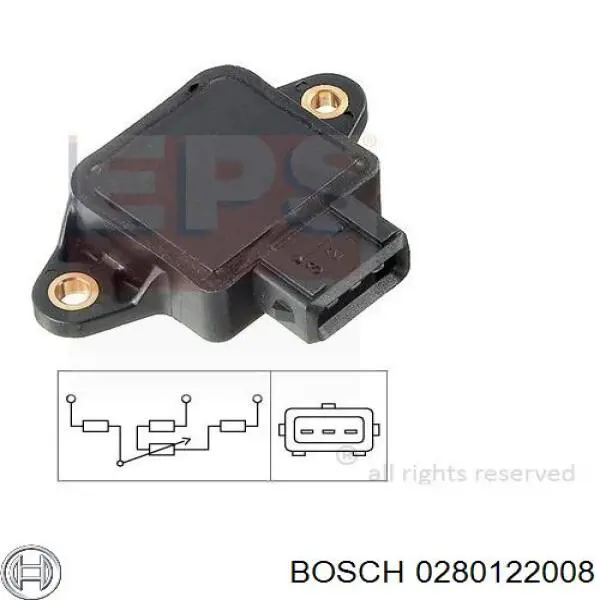 Купить 0280122008 Bosch Потенциометр