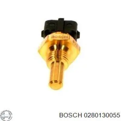 Sensor de temperatura del refrigerante 0280130055 Bosch