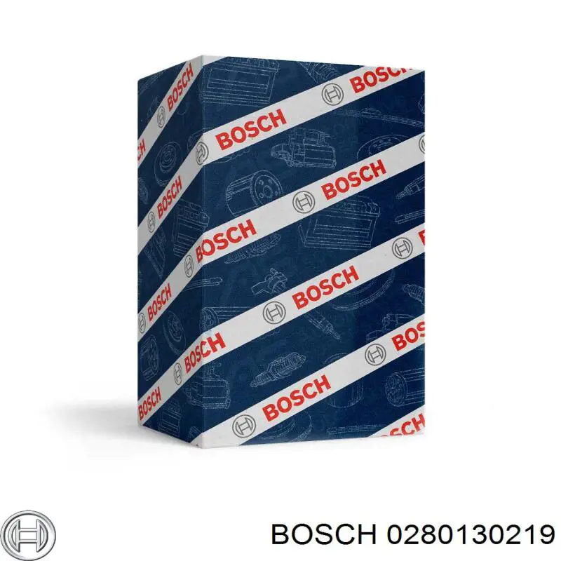 0280130219 Bosch sensor de temperatura do fluido de esfriamento (de ativação de ventilador do radiador)
