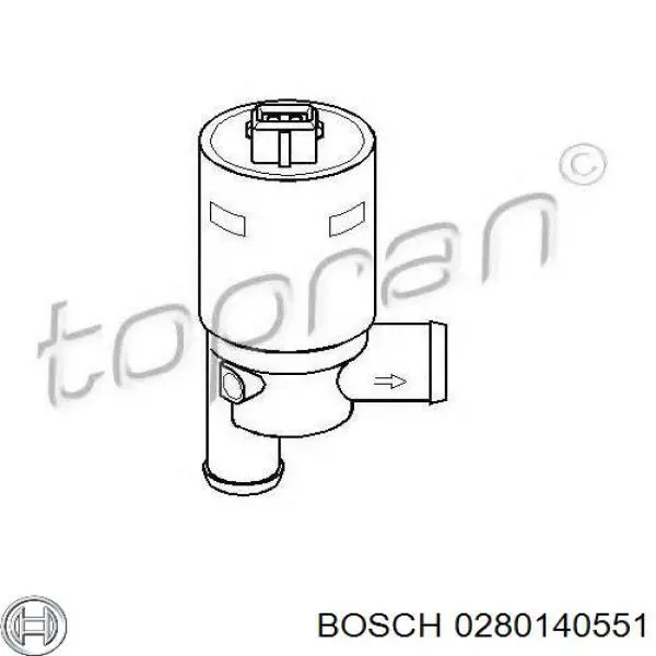 Регулятор холостого хода 0280140551 Bosch