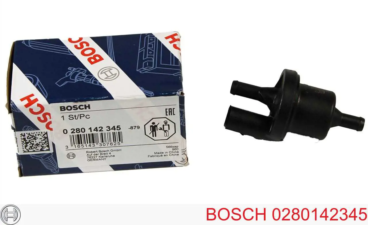 0280142345 Bosch válvula de ventilação dos gases do tanque de combustível