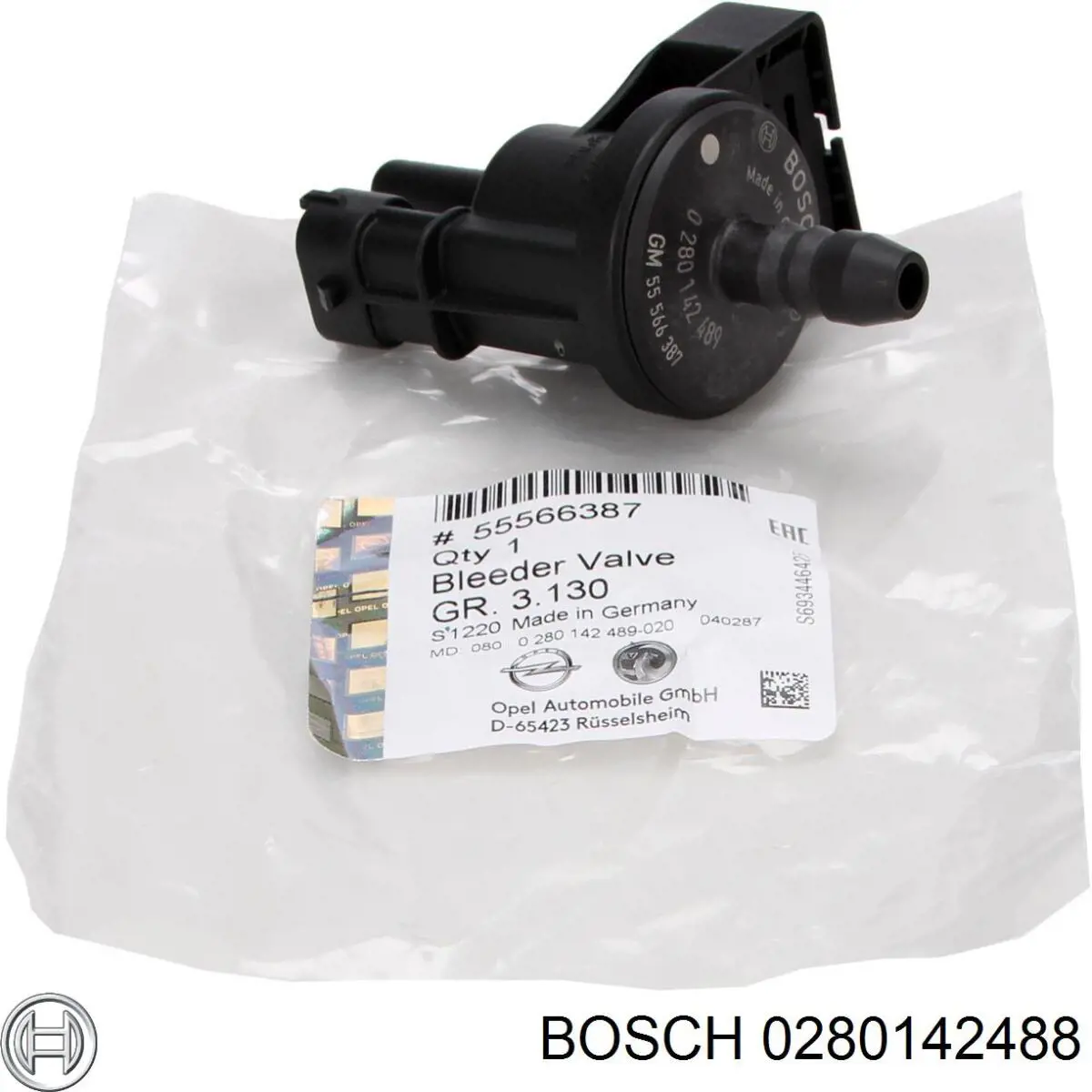 Клапан вентиляции газов топливного бака Bosch 0280142488
