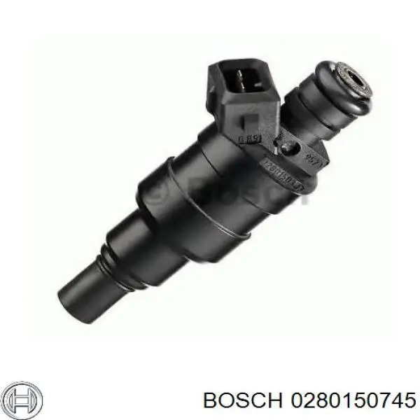 0280150745 Bosch injetor de injeção de combustível