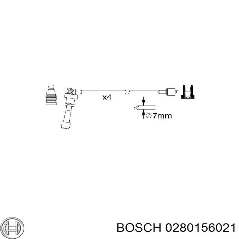 Купить 280156021 Bosch Клапанная форсунка