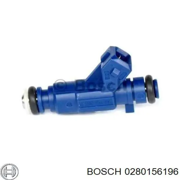 0280156196 Bosch injetor de injeção de combustível