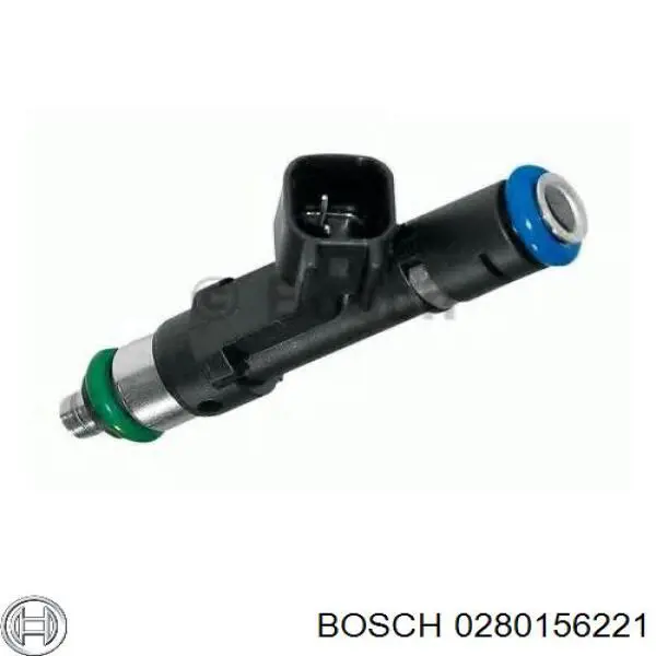 0 280 156 221 Bosch injetor de injeção de combustível