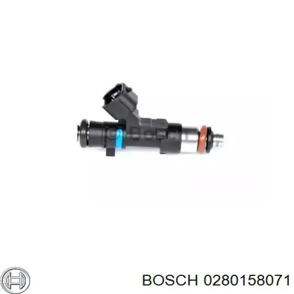 Купить 0280158071 Bosch Клапанная форсунка