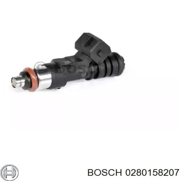 0280158207 Bosch injetor de injeção de combustível
