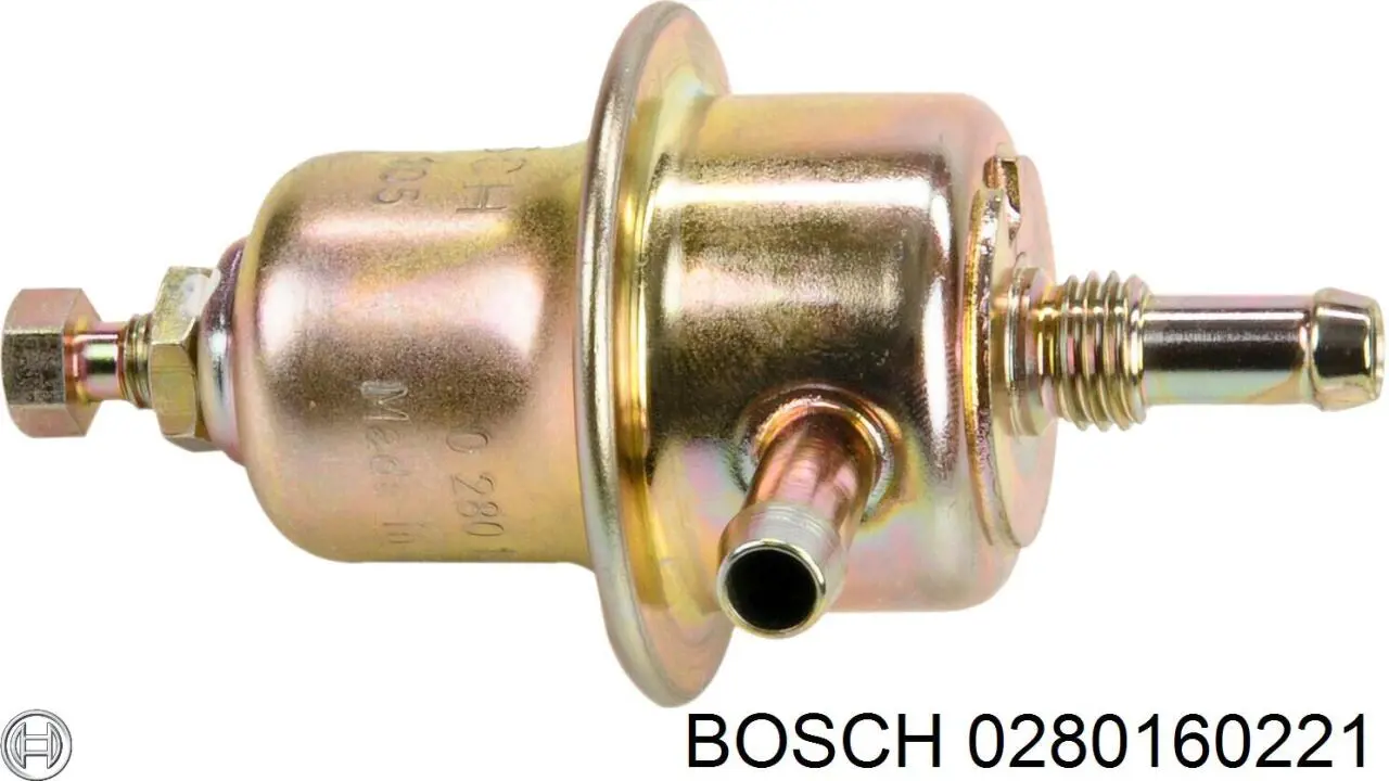 0280160221 BOSCH Sensor de presión de combustible original y equivalente