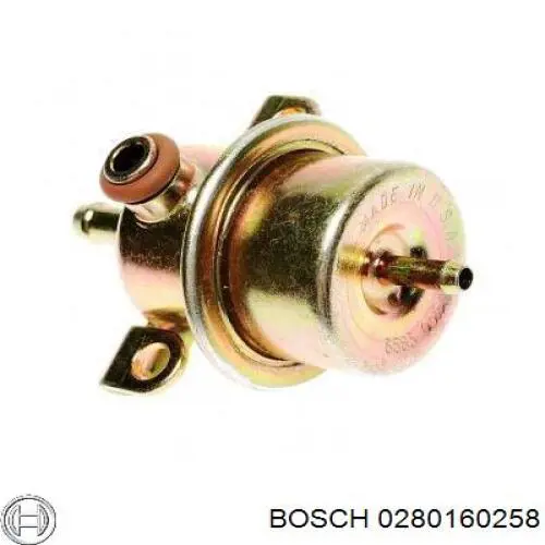 0280160258 Bosch регулятор давления топлива в топливной рейке