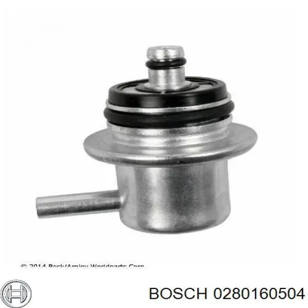Купить 0280160504 Bosch Регулятор давления топлива