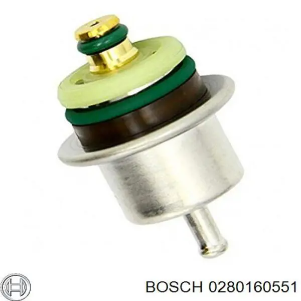 Купить 0280160551 Bosch Регулятор давления топлива
